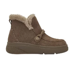 Scholl Zermatt Ankle Boot Dk Taupe